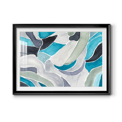 Subtle Billows I - Modern Framed Art Print