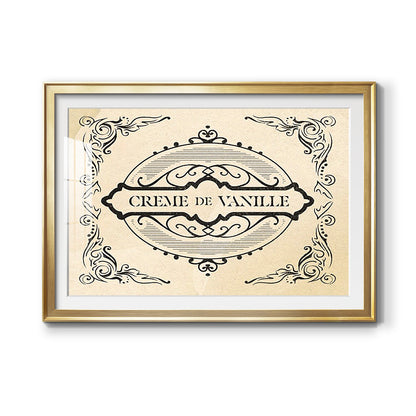 Antique French Label II Premium Framed Print - Ready to Hang