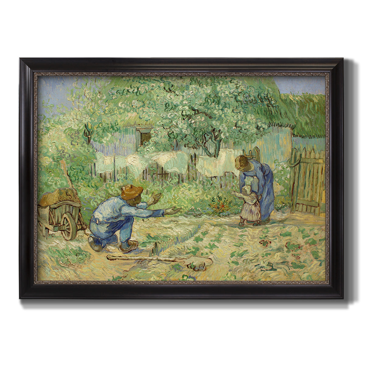 First Steps - Ornate Framed Canvas Print