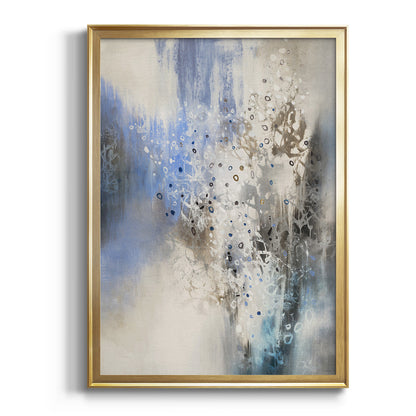 Glacier Stones - Modern Framed Canvas Print