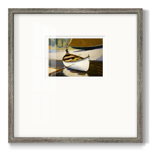 Canoe Premium Framed Print Double Matboard