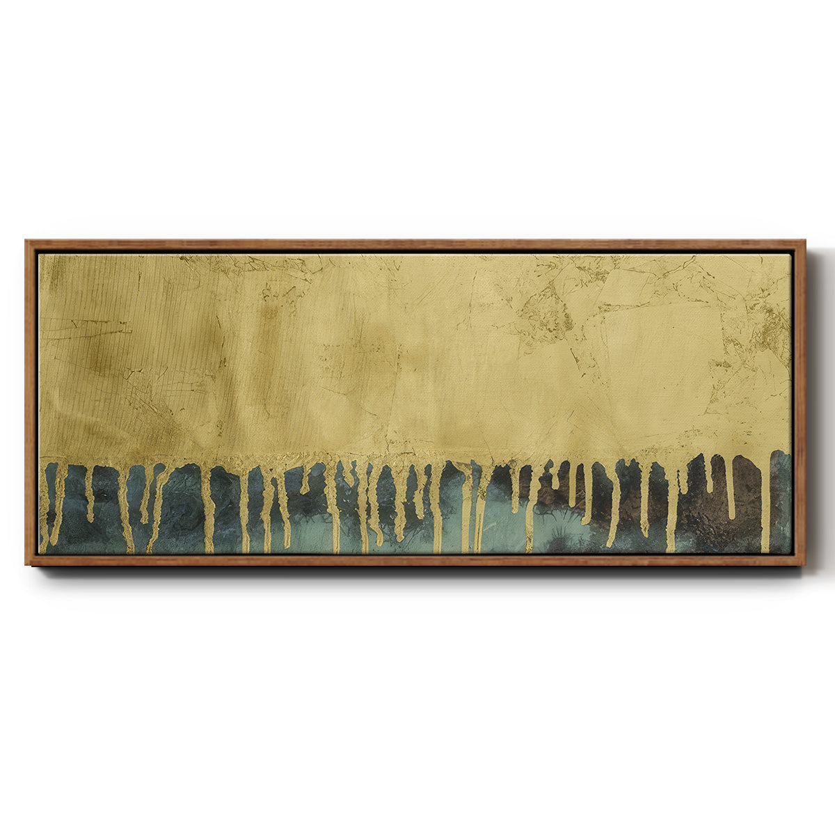Aquafer II - Floater Framed Canvas Print