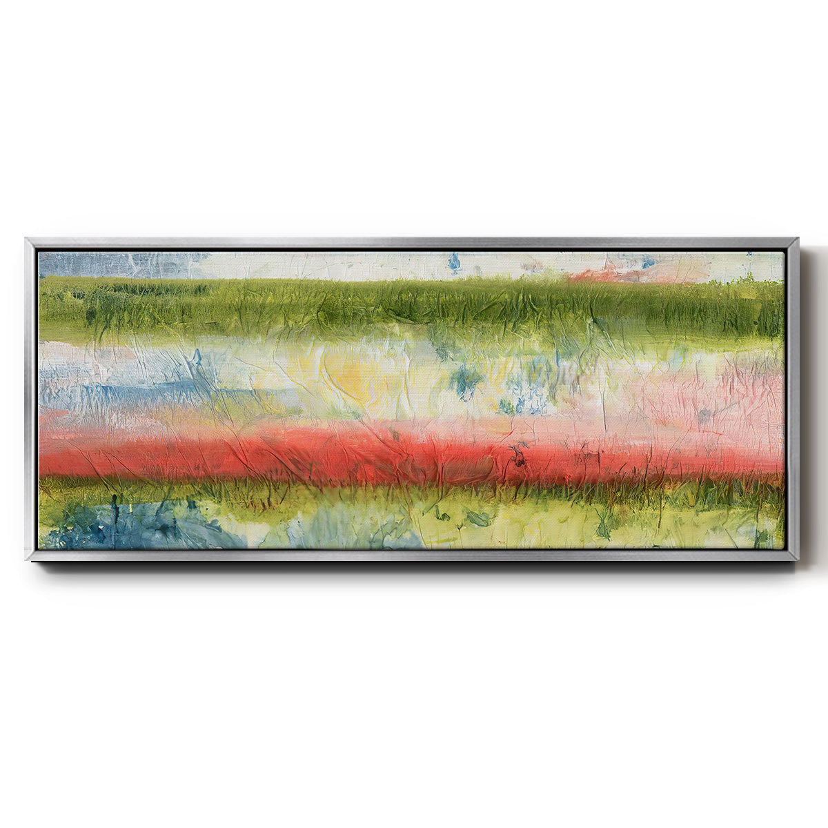 Nature's Flag II - Floater Framed Canvas Print