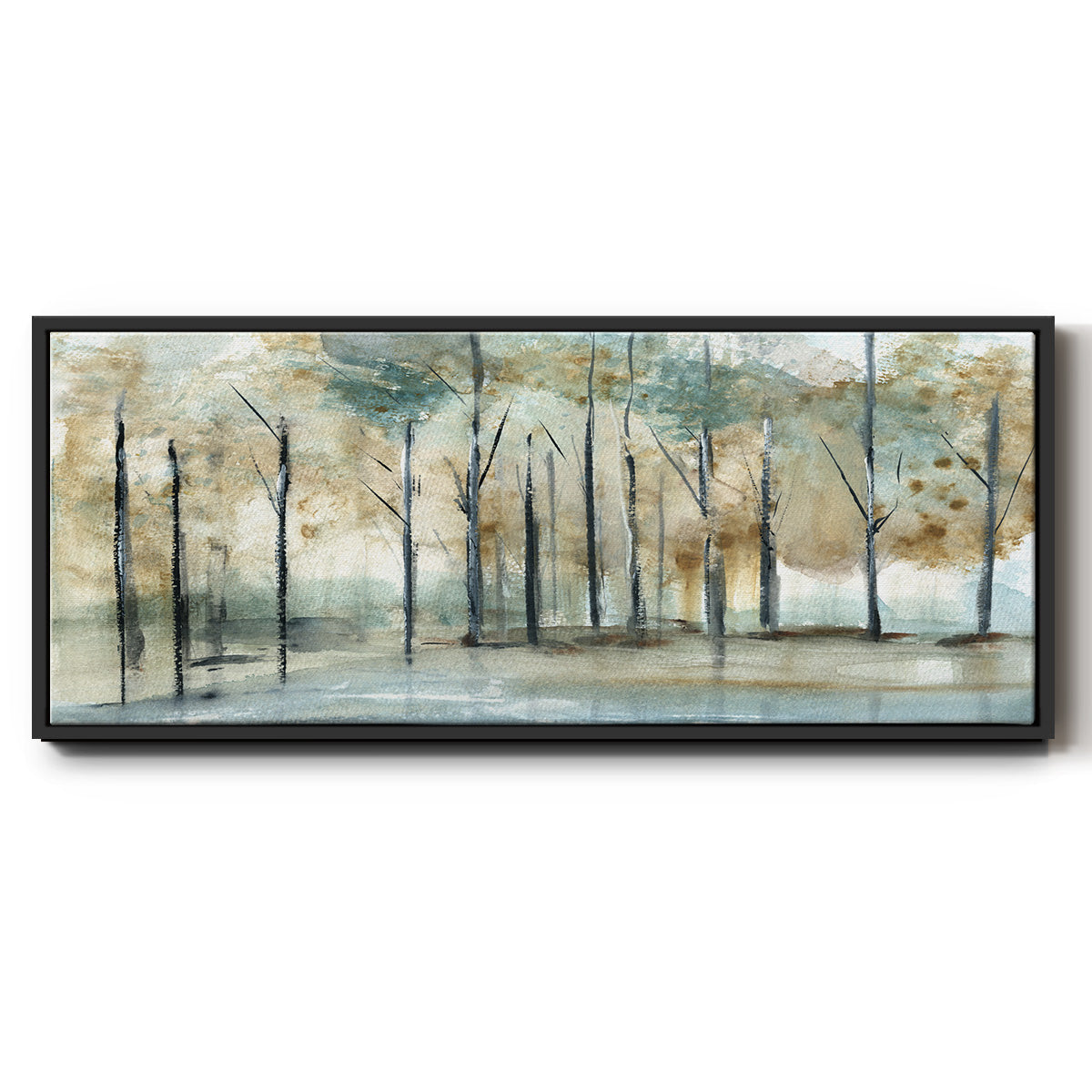 Debruce Light - Floater Framed Canvas Print