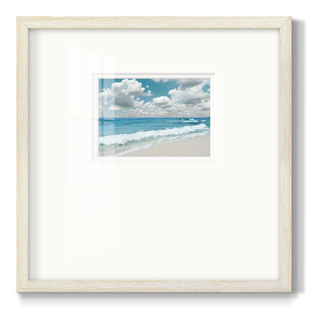 Beach Bliss Premium Framed Print Double Matboard