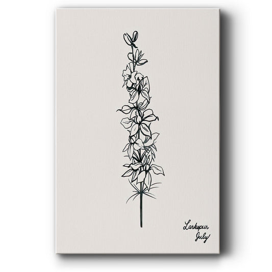 Annual Flowers VII - Gallery Wrapped Canvas