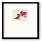 Dachshund Delight Collection A - Double Matboard Framed Print
