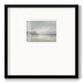 Horizon Haze - Double Matboard Framed Print