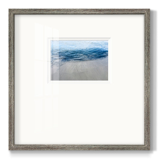 Aegean Blue Water - Double Matboard Framed Print