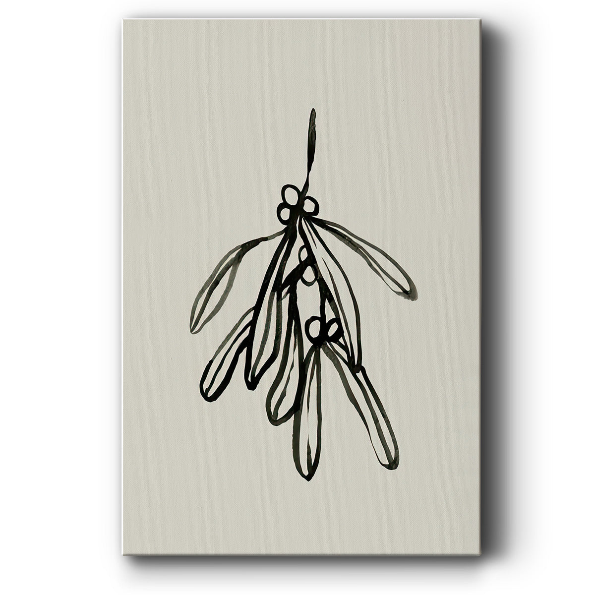 Mistletoe Sketch II - Gallery Wrapped Canvas