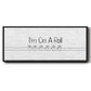 I'm On A Roll - Floater Framed Canvas Print