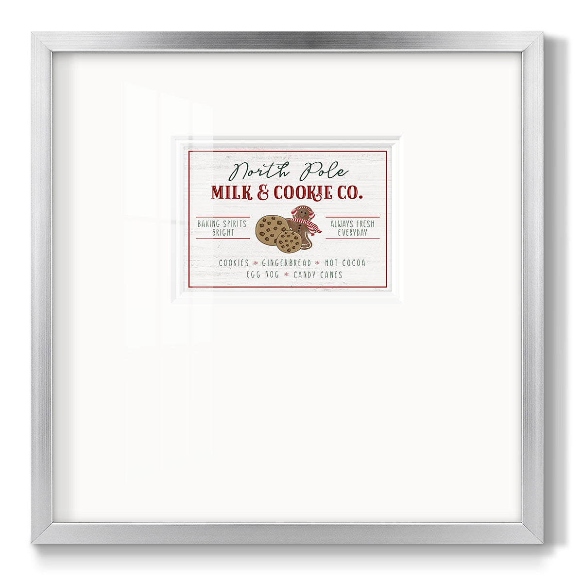 Milk and Cookie Co - Double Matboard Framed Print
