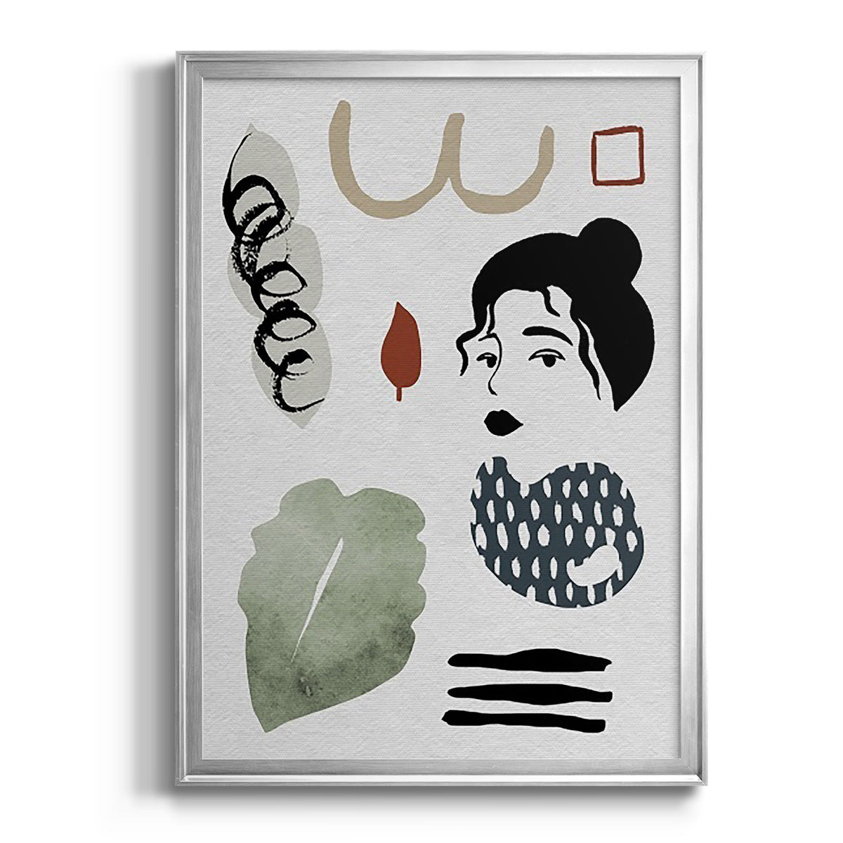 Collected Mindfulness IV - Modern Framed Canvas Print