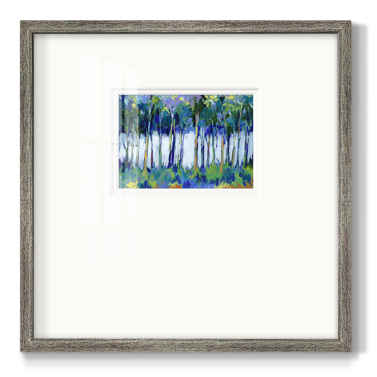 Light Through the Trees Premium Framed Print Double Matboard