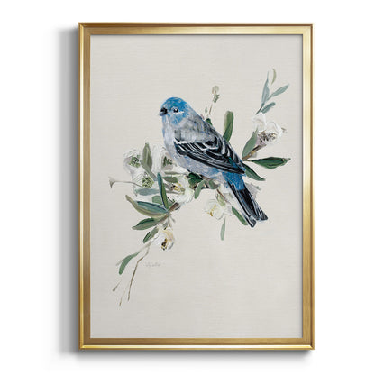 Bluebird Happy II - Modern Framed Canvas Print