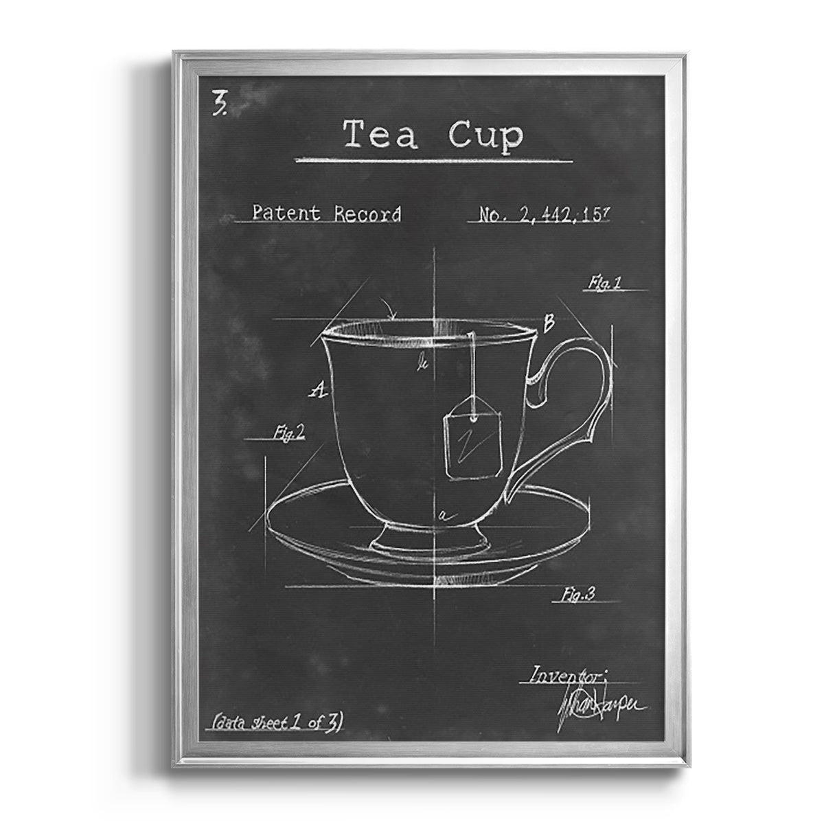 Morning Routine I - Modern Framed Canvas Print