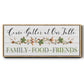 Feeding Friends I - Floater Framed Canvas Print