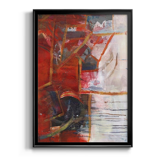City Life IV - Modern Framed Canvas Print