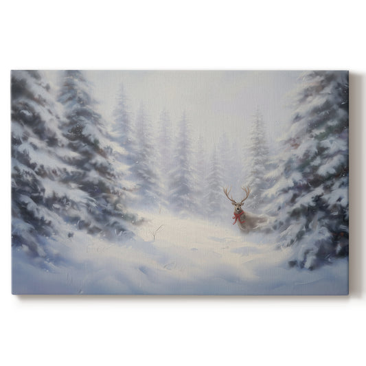 Pearled Cottage at Twilight - Canvas Art Print