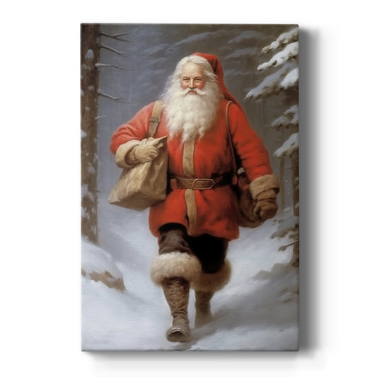 Dawn of Fireside Midwinter - Canvas Art Print