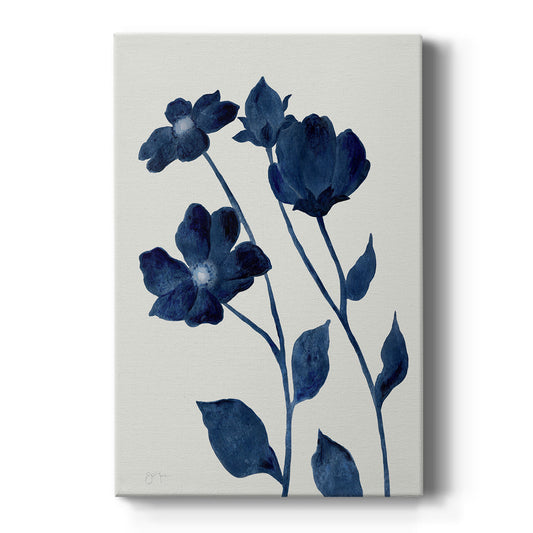 Indigo Bloom I - Canvas Art Print