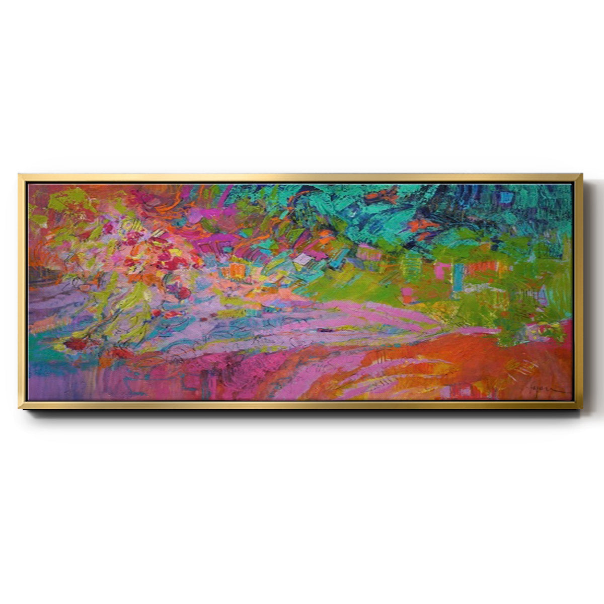 Passion Diva - Floater Framed Canvas Print