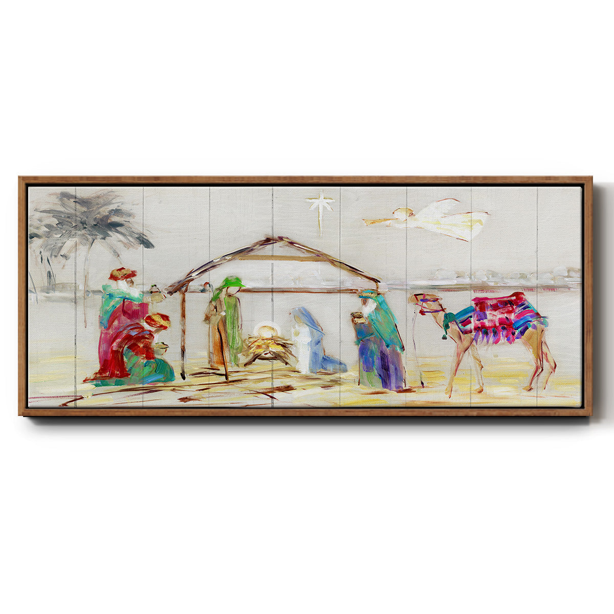 Nativity - Floater Framed Canvas Print