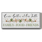 Feeding Friends I - Floater Framed Canvas Print