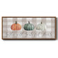 Gather With Grateful Hearts - Floater Framed Canvas Print