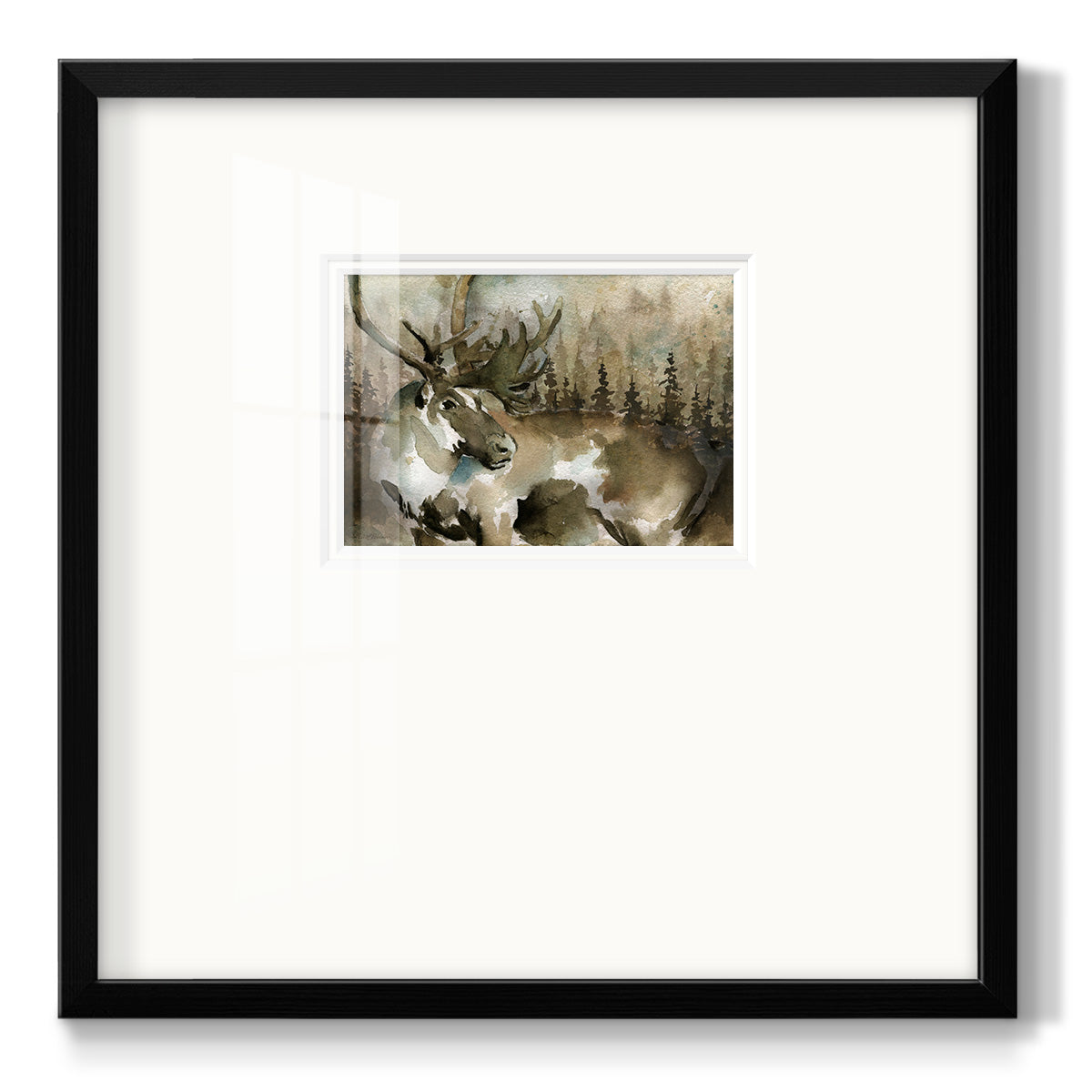 Lodge Twilight III Premium Framed Print Double Matboard