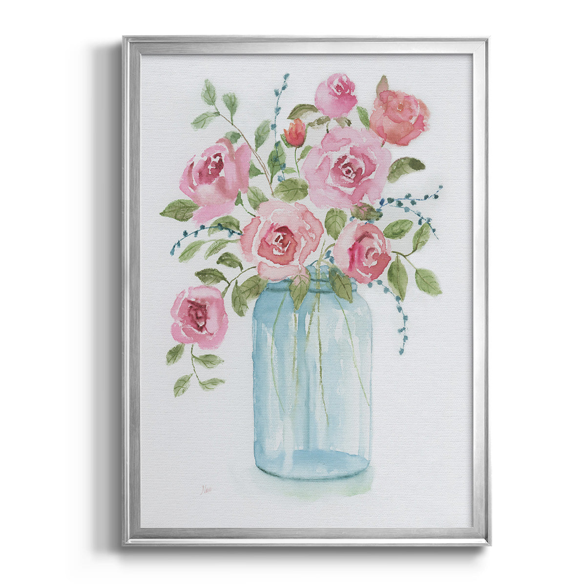 Adorable I - Modern Framed Canvas Print