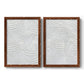 Sandstone Grooves I - Premium Framed Canvas 2 Piece Set - Ready to Hang