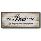 Beer Happy Hour - Floater Framed Canvas Print