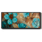 Garden Glow I - Floater Framed Canvas Print