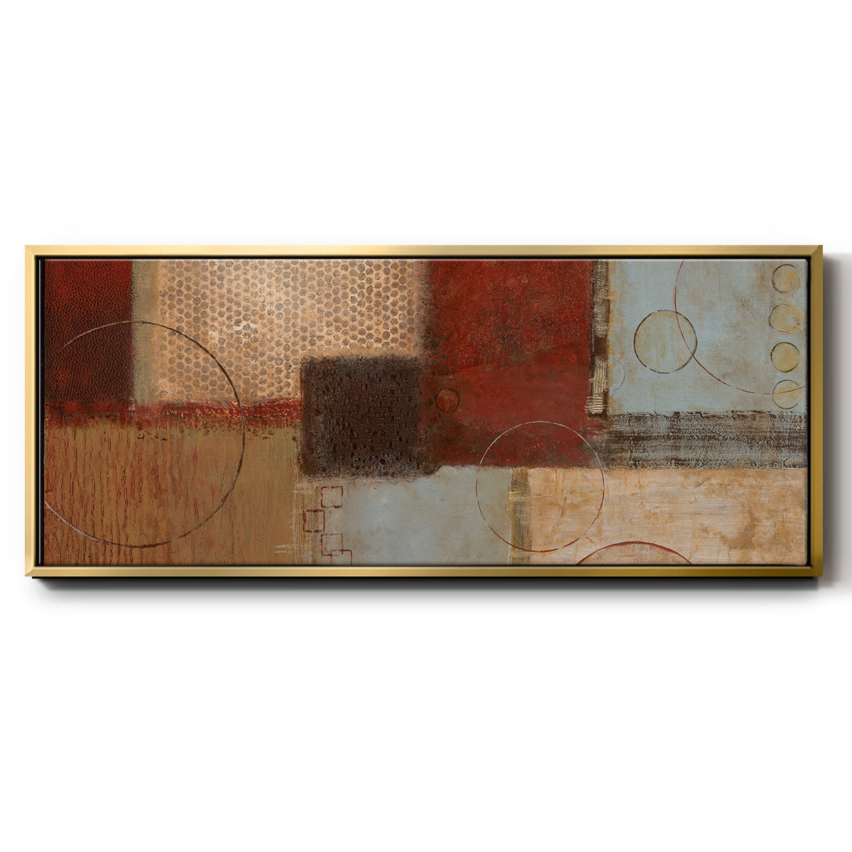 Seasons Go Round I - Floater Framed Canvas Print