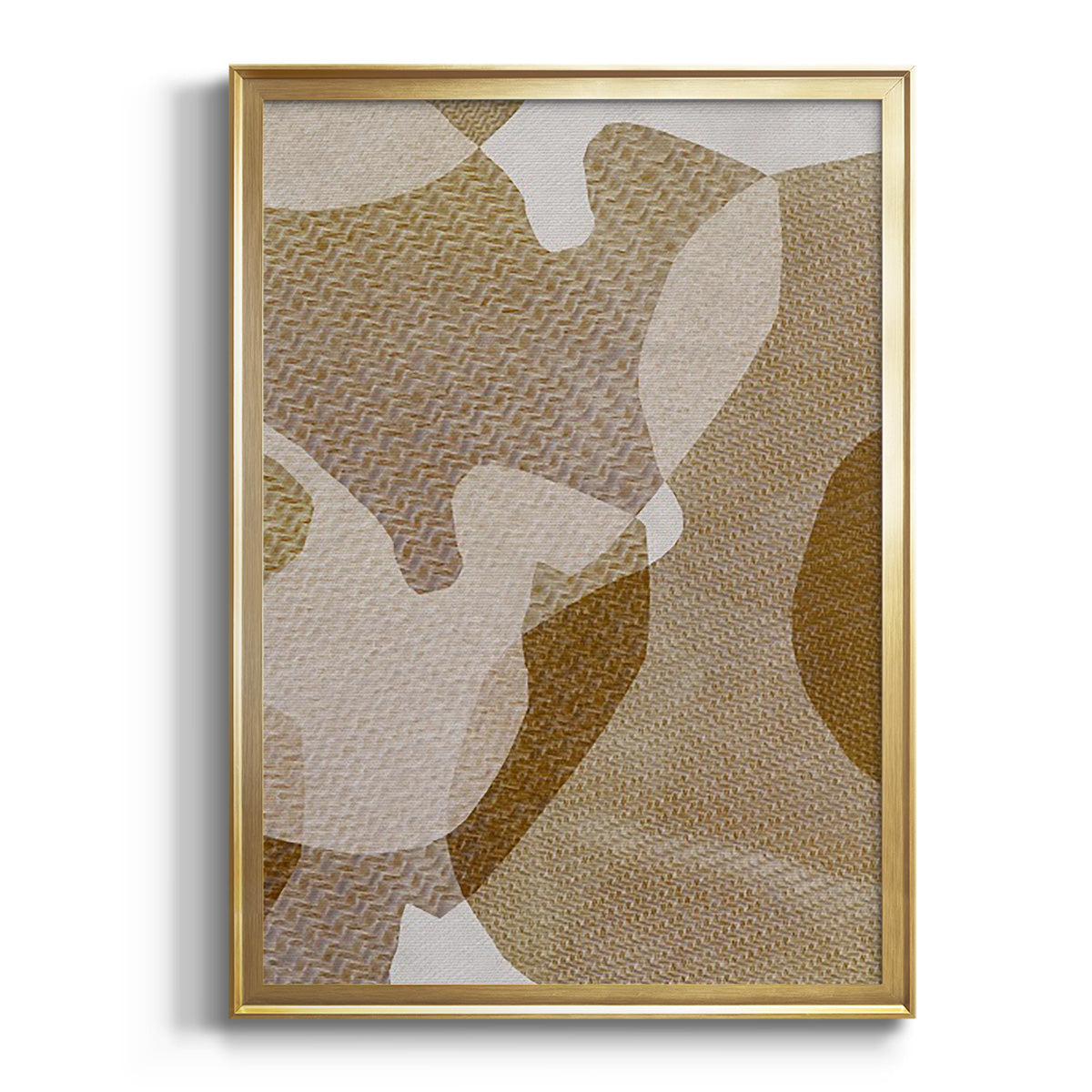 Texture Desert II - Modern Framed Canvas Print