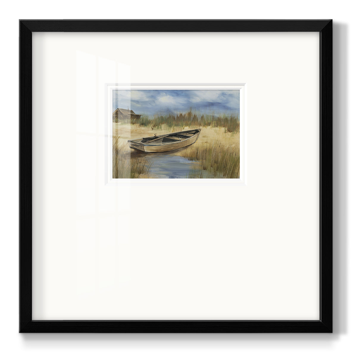 Fisherman's Friend - Double Matboard Framed Print