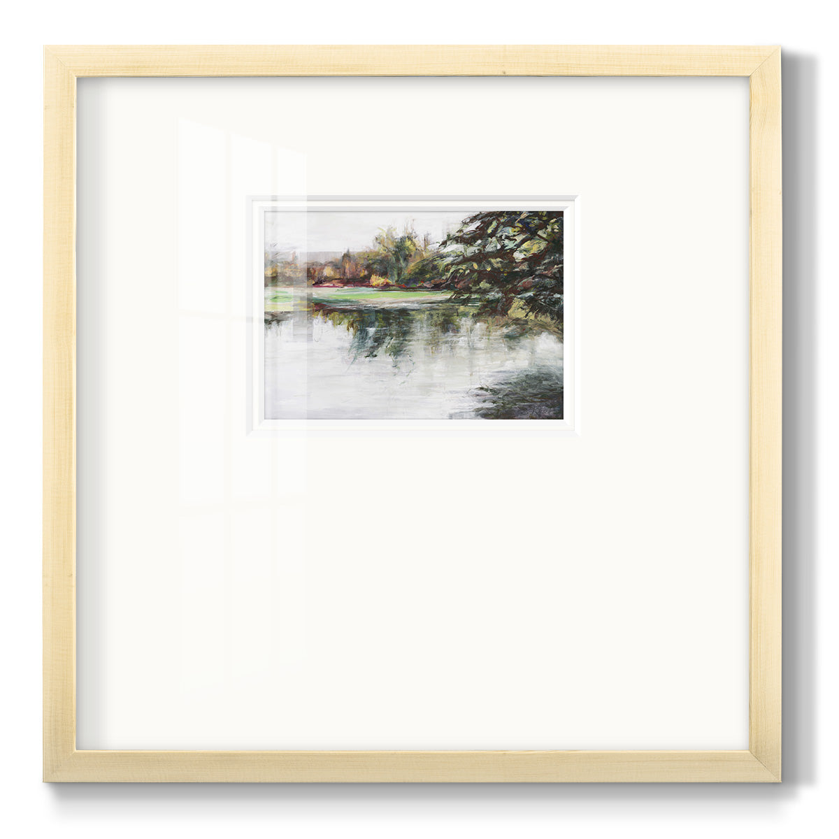 Upon Reflection- Premium Framed Print Double Matboard