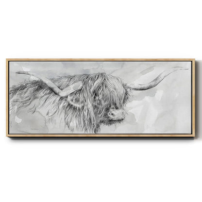 Highland Prince - Floater Framed Canvas Print