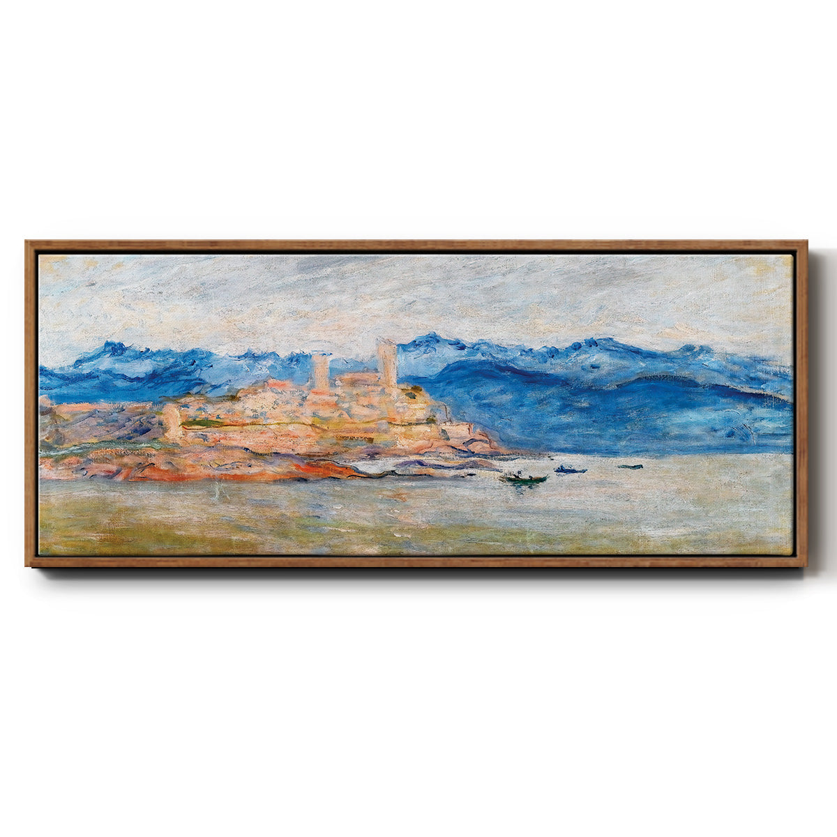 The Fort of Antibes, 1888 - Floater Framed Canvas Print