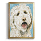 Labradoodle II - Modern Framed Canvas Print