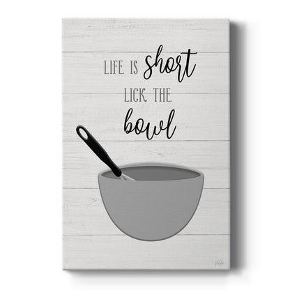 Lick the Bowl - Canvas Art Print