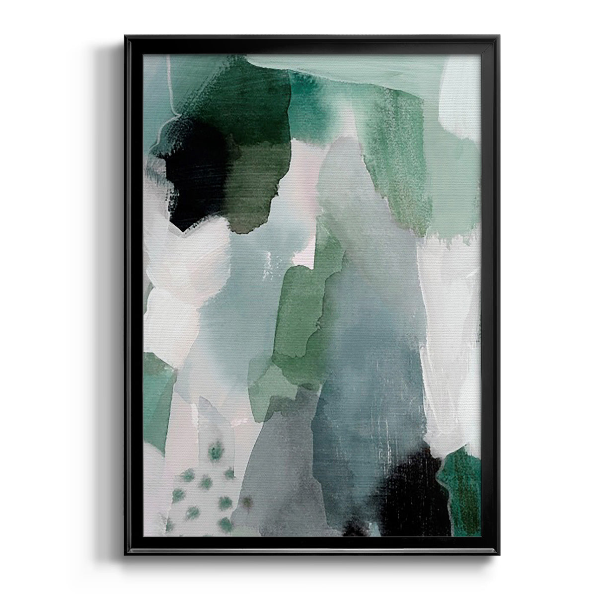 Turquoise Waters I - Modern Framed Canvas Print