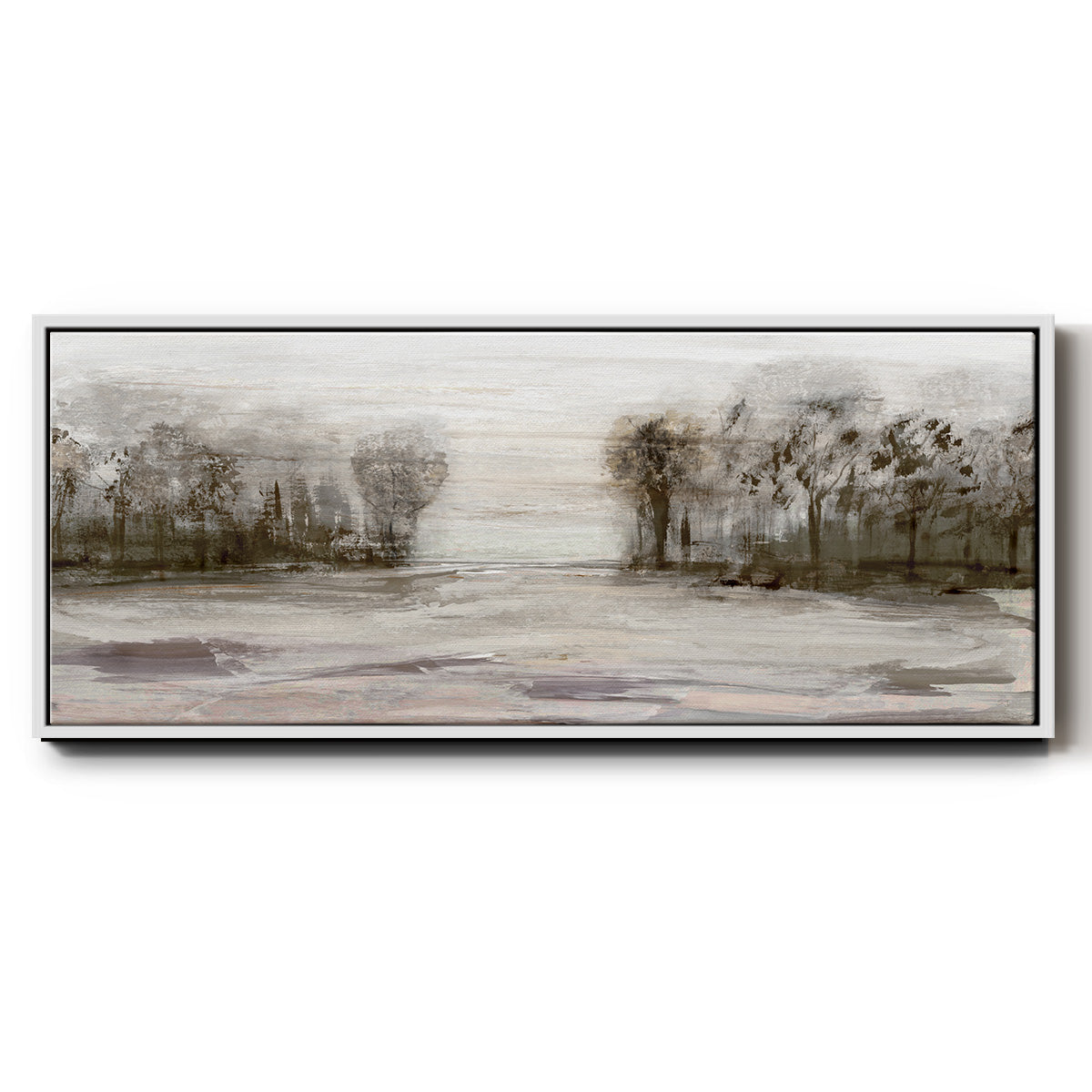 Near Graham Mountain - Floater Framed Canvas Print