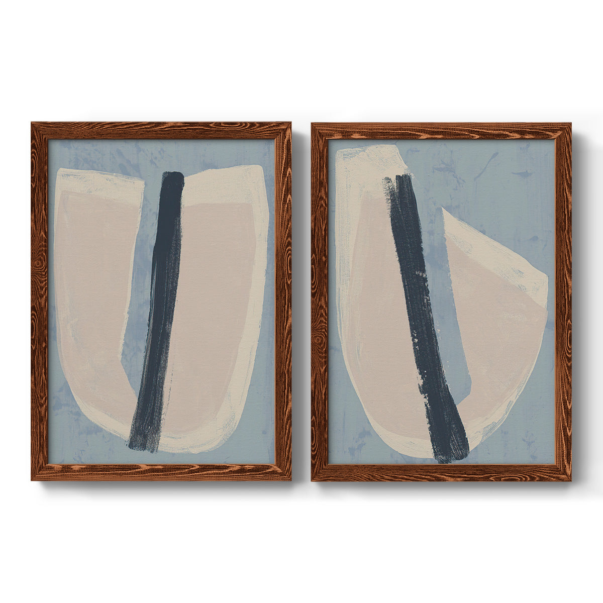 Paper Slice I - Premium Framed Canvas 2 Piece Set - Ready to Hang