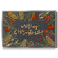 Holiday Sentiment I - Floater Framed Canvas Print