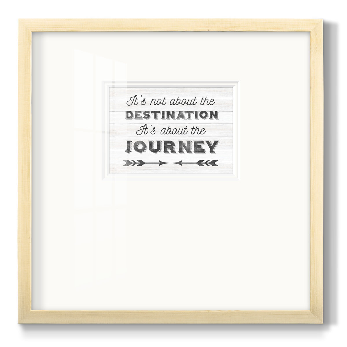Destination - Double Matboard Framed Print