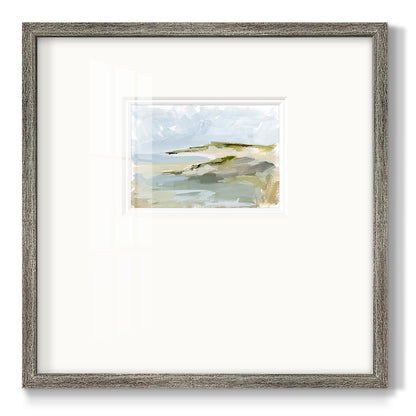 Sea Cove Impression I Premium Framed Print Double Matboard