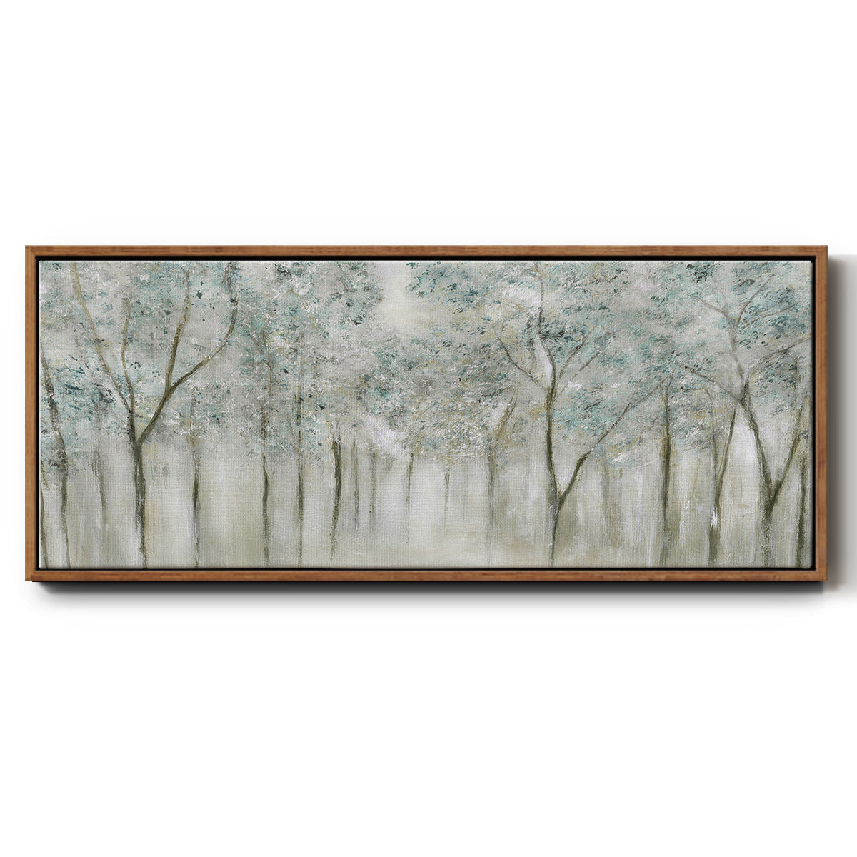 Neutral Spring - Floater Framed Canvas Print