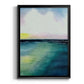 Sherbet Sunset Diptych II - Modern Framed Canvas Print